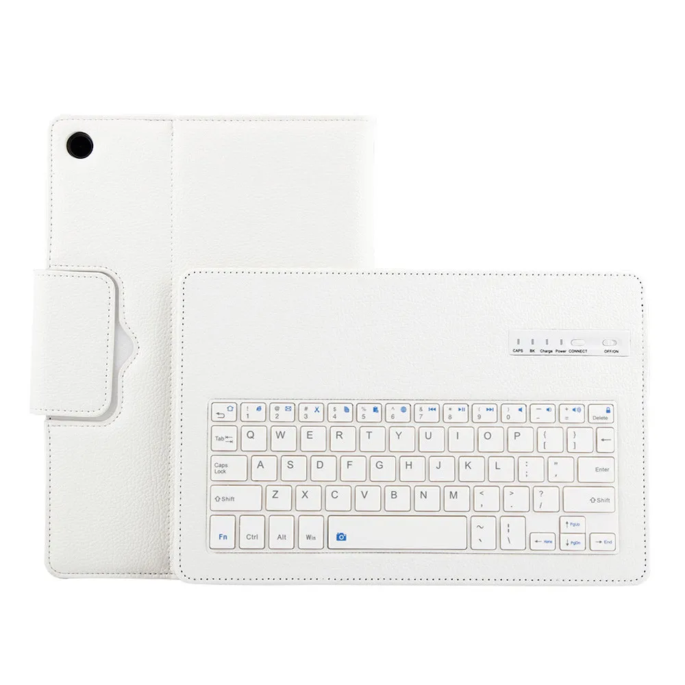 Кожаный умный чехол со съемной клавиатурой Bluetooth для Huawei MediaPad M5 10 8 защитный