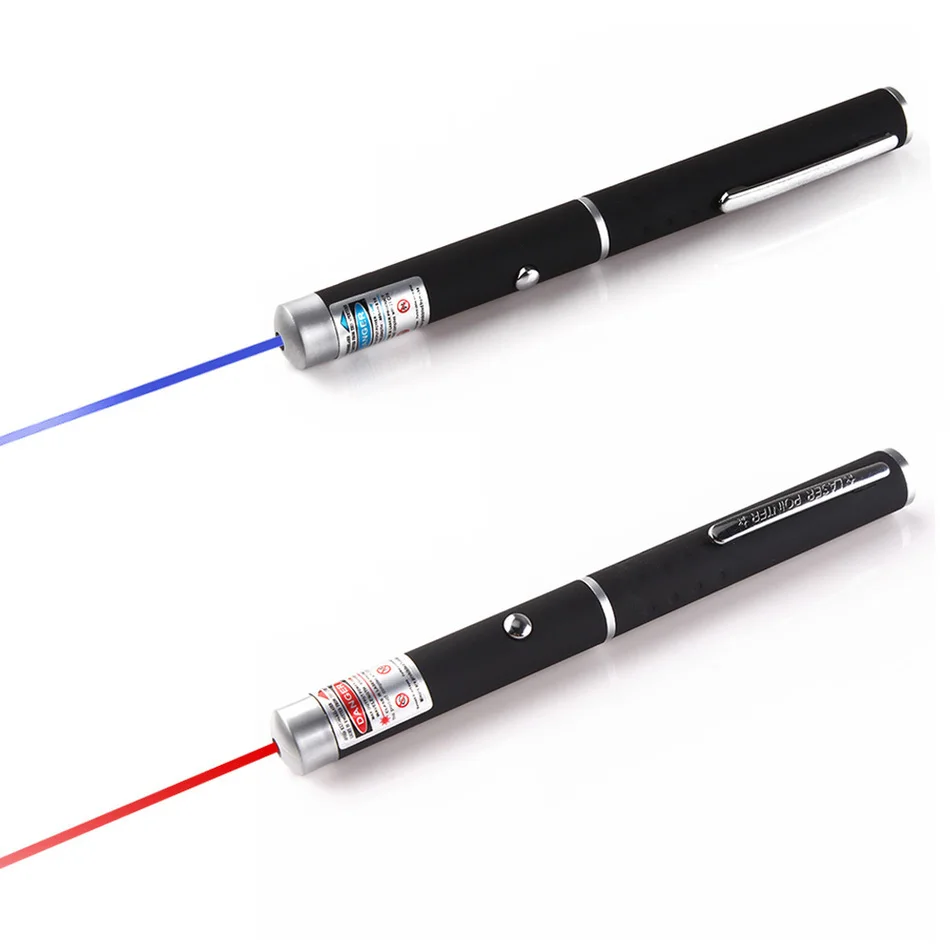 New Style Powerful Blue/Red 2 Colors Pointer Pen Teaching Presenter Beam Light Hunting Laser Sight Device 5mW Laser Pointe
New Style Powerful Blue/Red 2 Colors Pointer Pen Teaching Presenter Beam Light Hunting Laser Sight Device 5mW Laser Pointe