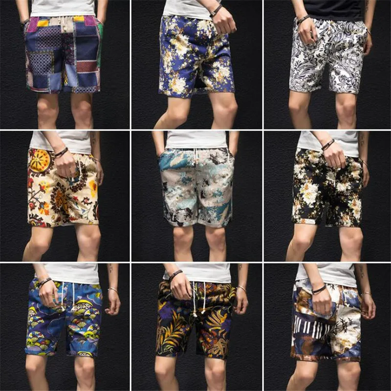 New Arrival Mens Shorts Board Summer Beach Homme Bermuda Short Pants Quick Dry Boardshorts 2019 plus size M-6XL | Мужская одежда