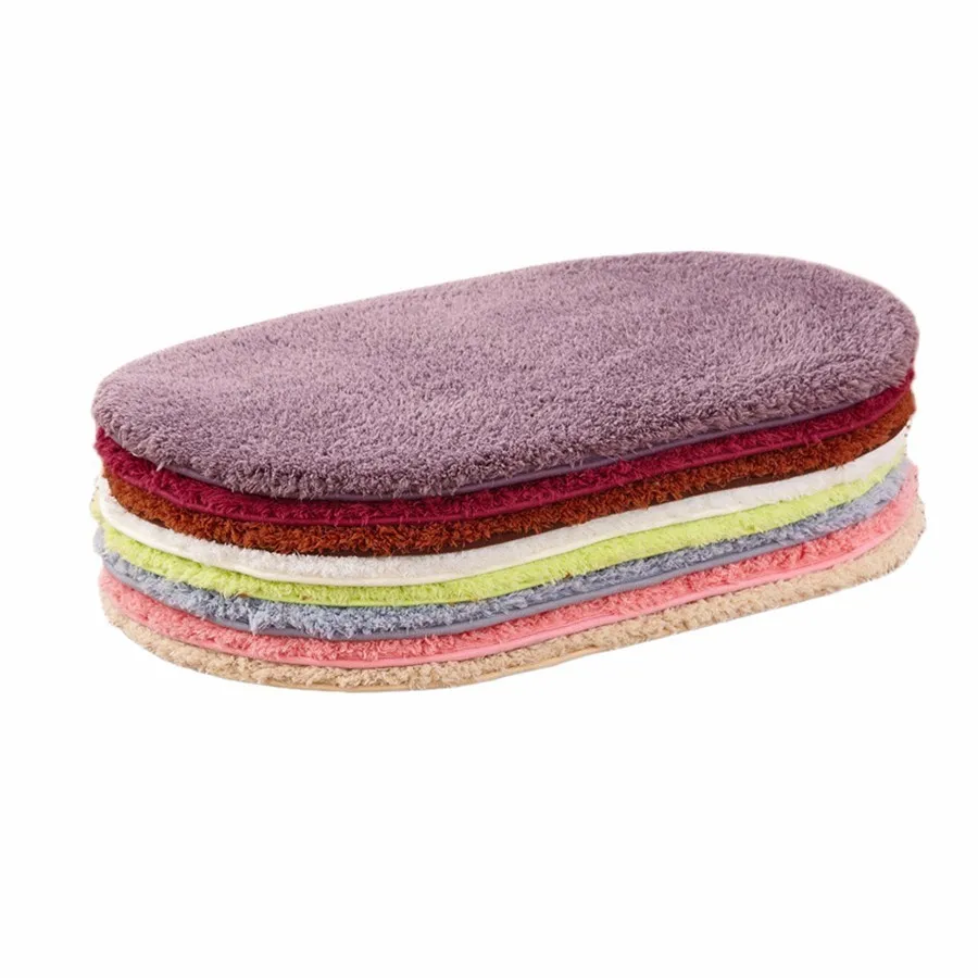 Modern Solid Oval Doormat Round Rectangle Living Room Carpet Thick Polar Fleece Rug Kitchen Bath Non-slip Mat tapete Custom
Modern Solid Oval Doormat Round Rectangle Living Room Carpet Thick Polar Fleece Rug Kitchen Bath Non-slip Mat tapete Custom