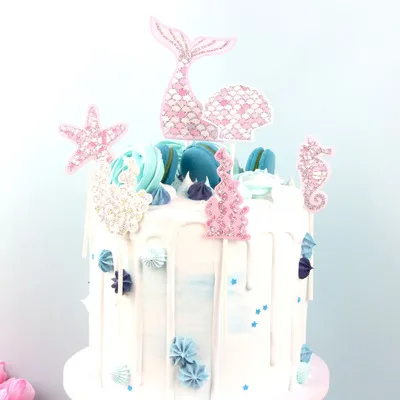 1 Set Mermaid Cake Topper Happy Birthday Cupcake Topper Kids Baby Shower Cake DecoraParty Supplies Mermaid Party Favors
1 Set Mermaid Cake Topper Happy Birthday Cupcake Topper Kids Baby Shower Cake DecoraParty Supplies Mermaid Party Favors