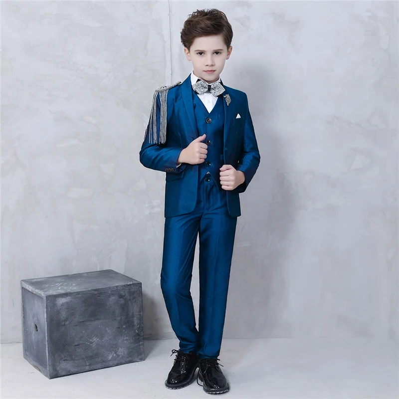 High Quality Flower Boys Wedding Suit Gentleman Kids Formal Tuxedo Dress Children Party Performance Dress Costume
High Quality Flower Boys Wedding Suit Gentleman Kids Formal Tuxedo Dress Children Party Performance Dress Costume
