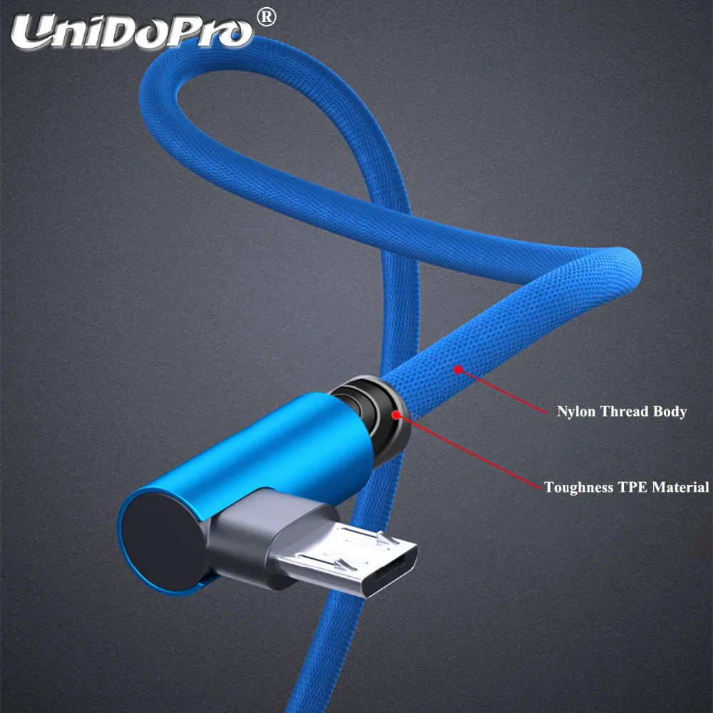Кабель для быстрой зарядки и передачи данных Micro USB 2 4 А 90 градусов Inoi 1 Lite R7 3 5 6 7 /
