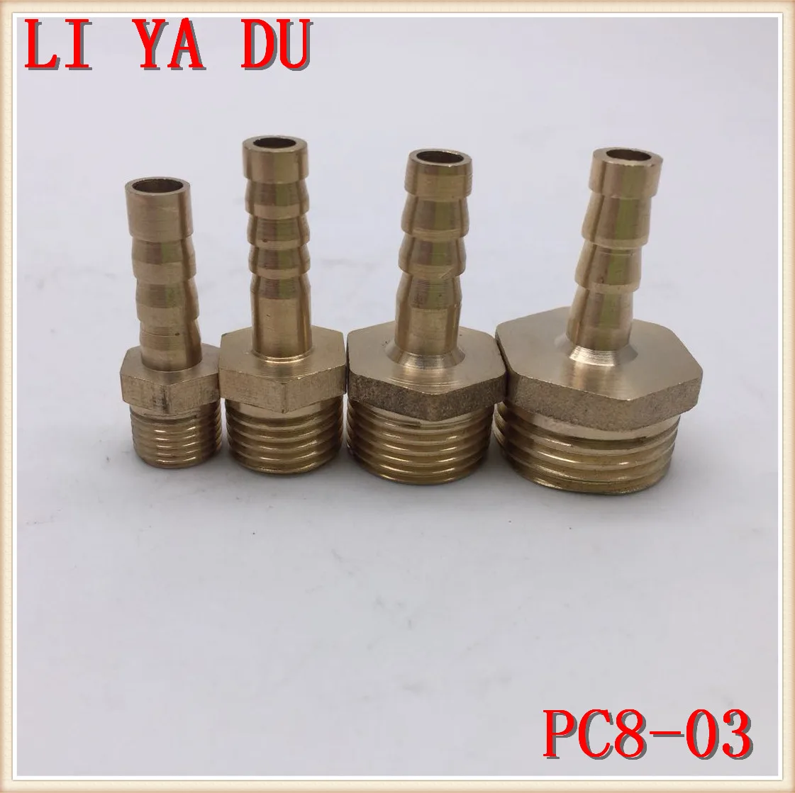 10pcs/lot Copper pagoda joints 8mm-G3/8 Brass joint/water pipe joint/gas joint pc8-03 Brass Pipe Fitting
10pcs/lot Copper pagoda joints 8mm-G3/8 Brass joint/water pipe joint/gas joint pc8-03 Brass Pipe Fitting