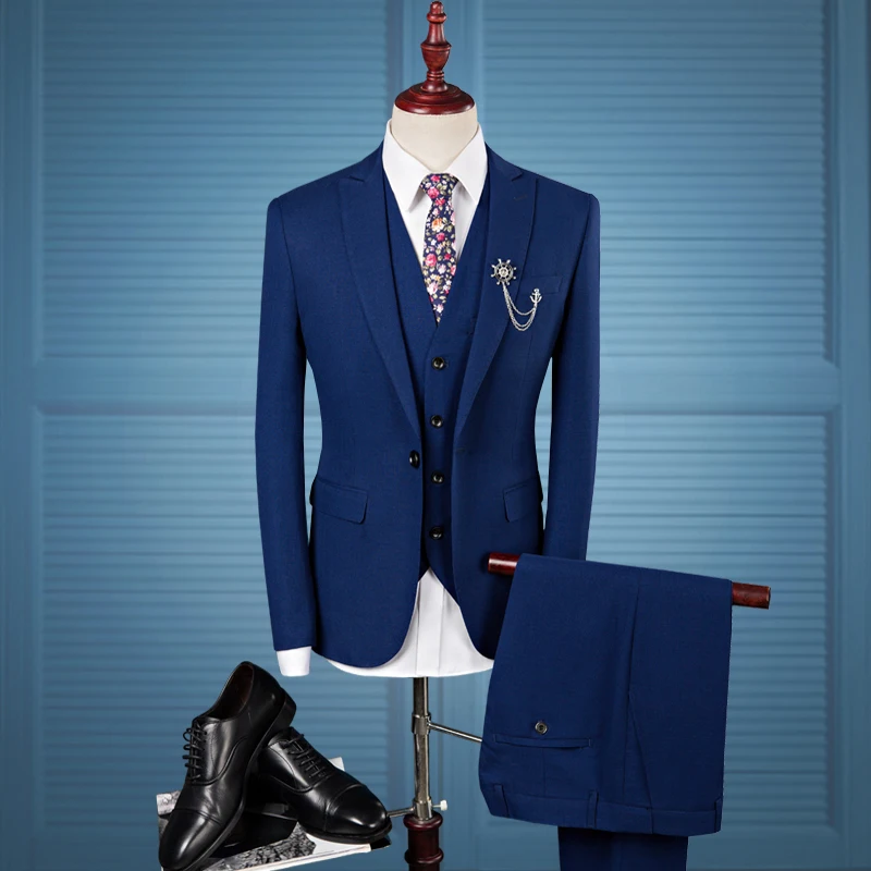 Loldeal autumn Single button elastic wool wedding suits men,blazer men,wedding dress,business men's suits (Jackets+Pants+vest)
Loldeal autumn Single button elastic wool wedding suits men,blazer men,wedding dress,business men's suits (Jackets+Pants+vest)