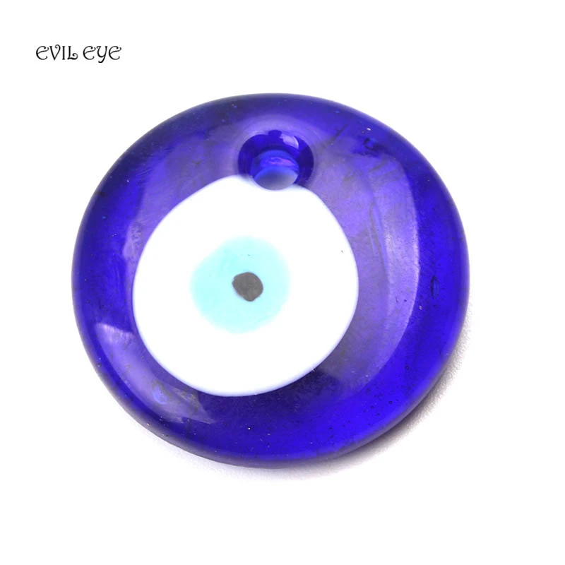 evil eye1pc blue round glass evil eye with drilling bead charm jewelry accessories for bracelet necklace keychain diameter 30mm
evil eye1pc blue round glass evil eye with drilling bead charm jewelry accessories for bracelet necklace keychain diameter 30mm