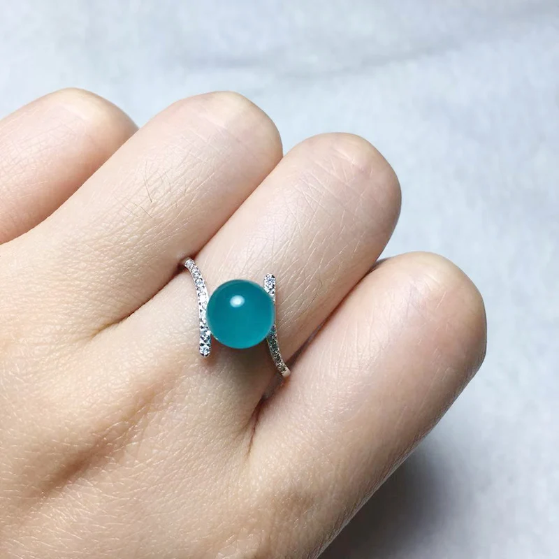 BOEYCJR Simple Mermaid Amazonite stone Rings Fashion Jewelry Rhinestone Energy Rings for Women Engagement Gift anillo anneau
BOEYCJR Simple Mermaid Amazonite stone Rings Fashion Jewelry Rhinestone Energy Rings for Women Engagement Gift anillo anneau