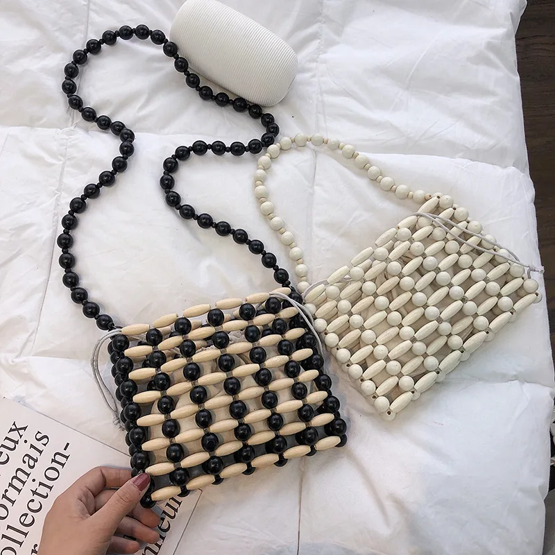 High Quality Handmade Beaded Crossbody Bag Korean New High-End Handbag For Women Exquisite Beads Beaded Woven Beach Shoulder Bag
High Quality Handmade Beaded Crossbody Bag Korean New High-End Handbag For Women Exquisite Beads Beaded Woven Beach Shoulder Bag