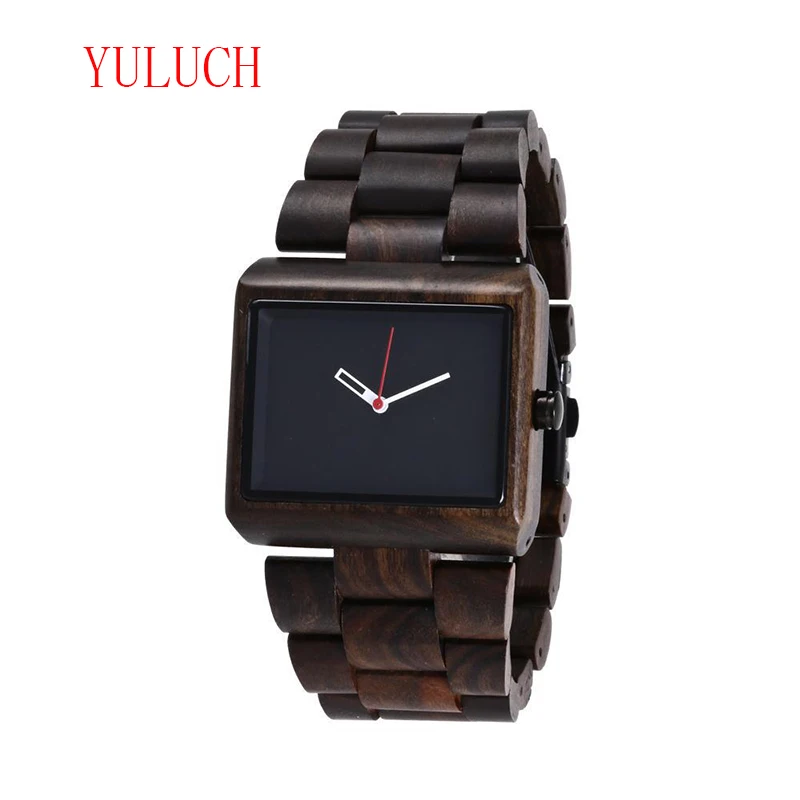 YULUCH Men's Quartz Luminous Needle Watch Classic Brand Business Natural Ebony Wood Rectangular Large Dial Needle Gift
YULUCH Men's Quartz Luminous Needle Watch Classic Brand Business Natural Ebony Wood Rectangular Large Dial Needle Gift