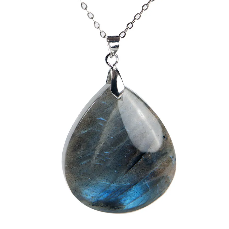 Genuine Natural Labradorite Blue Light Gems Waterdrop Shape Healing Stone Powerful Women Man Pendant 35x29x9mm
Genuine Natural Labradorite Blue Light Gems Waterdrop Shape Healing Stone Powerful Women Man Pendant 35x29x9mm