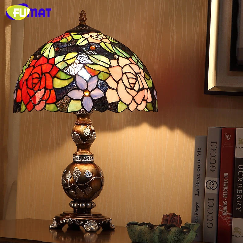 FUMAT Eruopean Art Living Room Bed Room Bedside Table Lamps Vintage Creative Garden Dimmer Tiffany Stained Glass Table Lights
FUMAT Eruopean Art Living Room Bed Room Bedside Table Lamps Vintage Creative Garden Dimmer Tiffany Stained Glass Table Lights