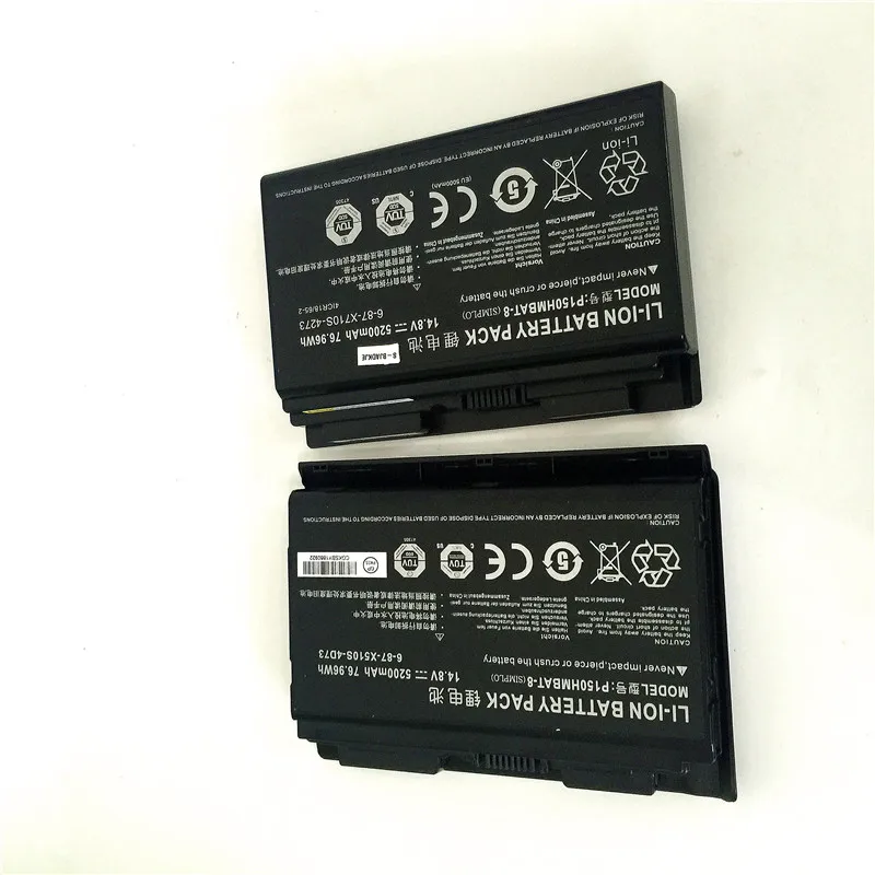 76.96Wh P150HMBAT 8 Батарея для Clevo P150HM P151HM 6 87 X510S 4J7 NP8150 NP8130 4D7 4D72 4D73|Батареи планшетов и