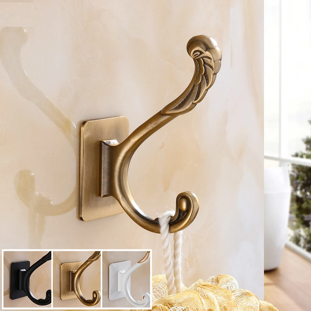 Punch-free coat hook bathroom wall hanging glue single towel hook European retro creative clothes pendant wx7281712
Punch-free coat hook bathroom wall hanging glue single towel hook European retro creative clothes pendant wx7281712