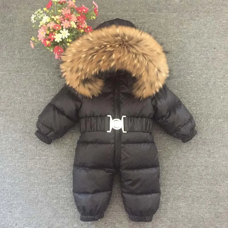 2020 Winter Baby Boys Overalls Toddler Girls Rompers White Down Jumpsuit Real Fur Hoodie Children Onesie Outerwear Snowsuit
2020 Winter Baby Boys Overalls Toddler Girls Rompers White Down Jumpsuit Real Fur Hoodie Children Onesie Outerwear Snowsuit