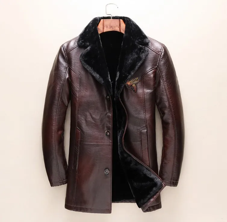 Brand New Winter luxury Brown Embroidery bee Vintage Coat fur lining thick Jacket outwear trench High Quality #L32
Brand New Winter luxury Brown Embroidery bee Vintage Coat fur lining thick Jacket outwear trench High Quality #L32