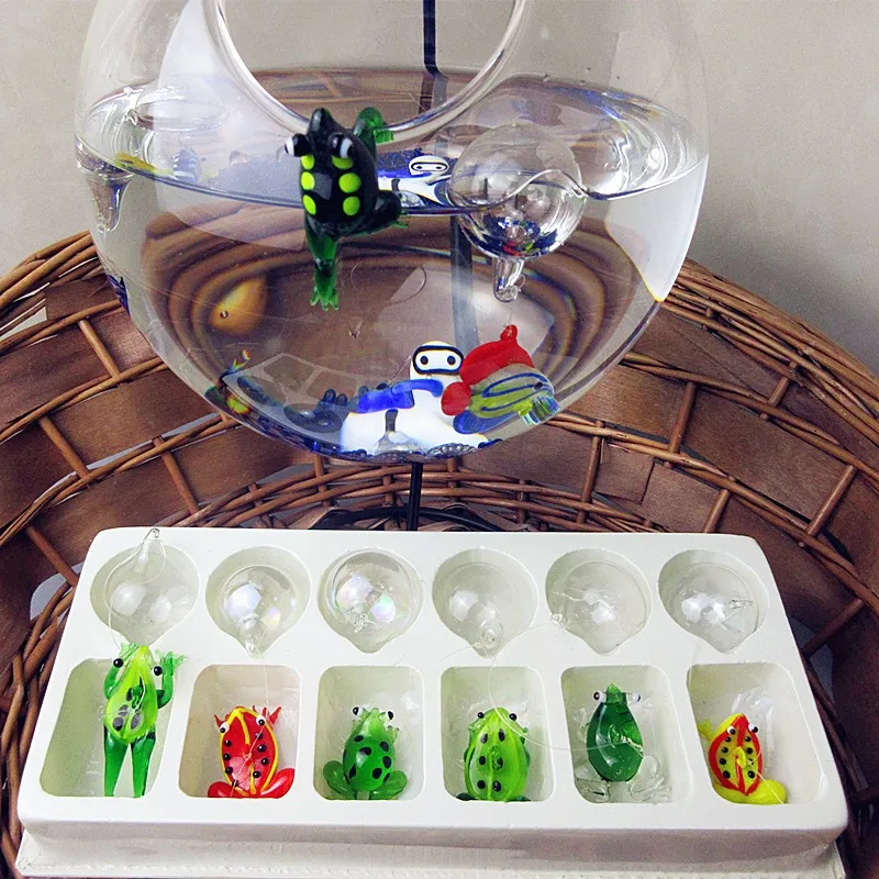 Manufacturer Production! Hand Melting Colourful Floating Glass Fish Aquarium Frog Mini Figurines Ocean Charms Decorative Pendant
Manufacturer Production! Hand Melting Colourful Floating Glass Fish Aquarium Frog Mini Figurines Ocean Charms Decorative Pendant