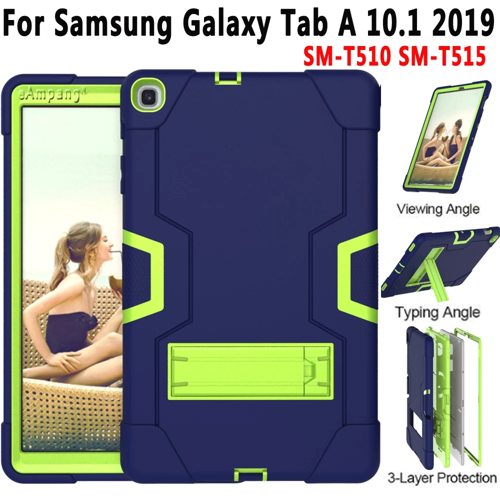 For Samsung Galaxy Tab A 10.1 2019 T510 T515 Case Kids Shockproof Silicone Protective Cover SM-T510 SM-T515 Tablet Case Funda
For Samsung Galaxy Tab A 10.1 2019 T510 T515 Case Kids Shockproof Silicone Protective Cover SM-T510 SM-T515 Tablet Case Funda