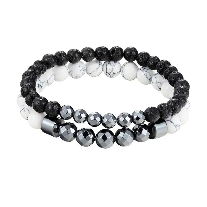 2 fashion 6mm 8mm natural volcanic stone beads couple bracelet ladies men couple lava beaded braided bracelet elastic bracelet
2 fashion 6mm 8mm natural volcanic stone beads couple bracelet ladies men couple lava beaded braided bracelet elastic bracelet