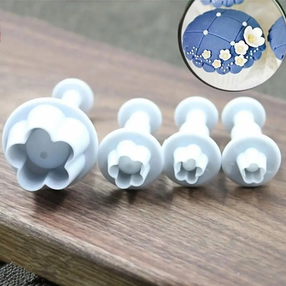 2019 new 4PCs Flower Plastic Molds DIY Baking Tools Dessert decorators plum fondant Cake Moulds Cake Decorating Tools
2019 new 4PCs Flower Plastic Molds DIY Baking Tools Dessert decorators plum fondant Cake Moulds Cake Decorating Tools