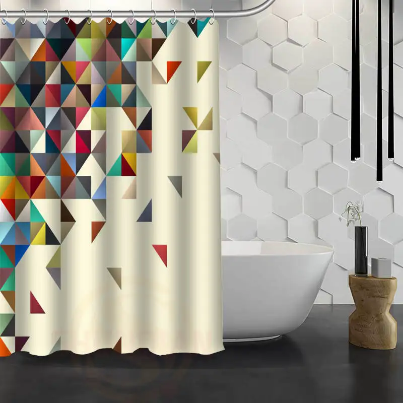 New Shape Pattern Custom Shower Curtain With Hooks Polyester Fabric Printing Bath Curtain for Bathroom
New Shape Pattern Custom Shower Curtain With Hooks Polyester Fabric Printing Bath Curtain for Bathroom