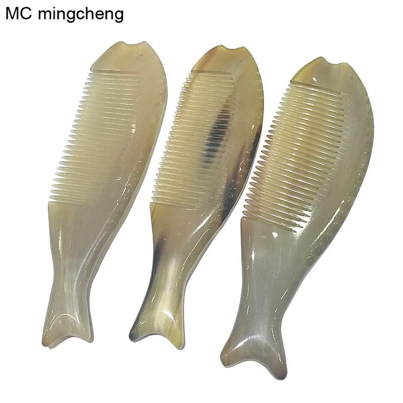 MC Natural Yak Horn Combs Professional Hairdressing Detangling Hair Brush Fish Shape Massage Comb Boutique Makeup Care Brushes
MC Natural Yak Horn Combs Professional Hairdressing Detangling Hair Brush Fish Shape Massage Comb Boutique Makeup Care Brushes