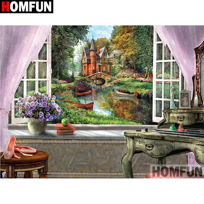 Алмазная 5d-картина HOMFUN «Цветочный пейзаж», вышивка крестиком, полная выкладка, квадратная/круглая, для домашнего декора, A17785
Алмазная 5d-картина HOMFUN «Цветочный пейзаж», вышивка крестиком, полная выкладка, квадратная/круглая, для домашнего декора, A17785