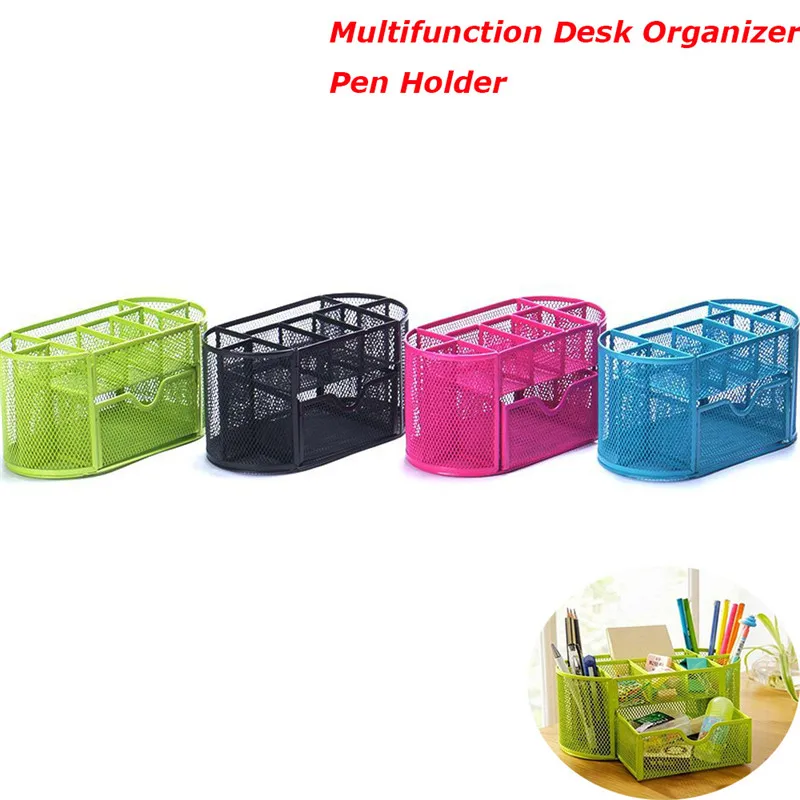 1Pcs Multifunction Stationery Desk Organizer Pen Holder 9 cells Metal Mesh Desktop Office Pen Pencil Holder Study Storage
1Pcs Multifunction Stationery Desk Organizer Pen Holder 9 cells Metal Mesh Desktop Office Pen Pencil Holder Study Storage