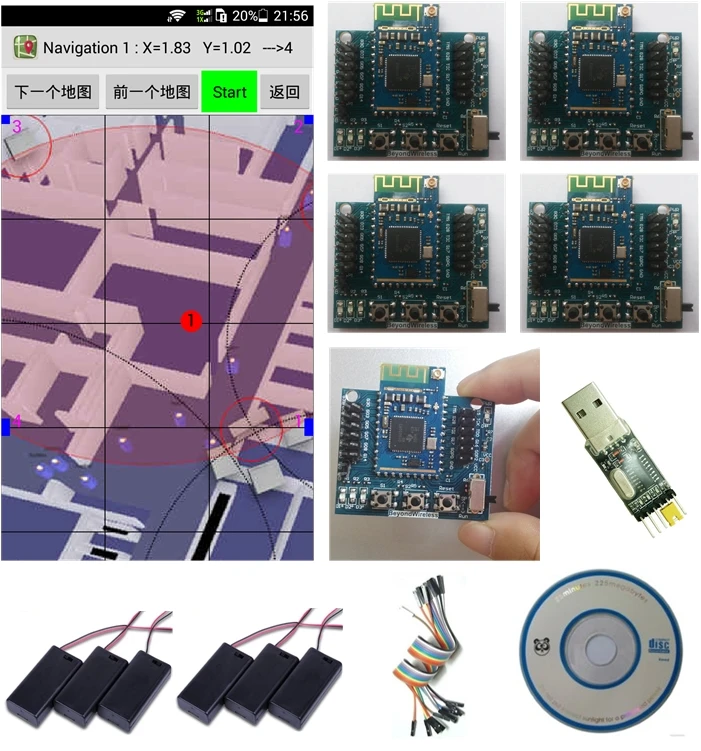 For (Android version) WiFi wireless real-time positioning system development kit WiFi-RTLS location and ranging
For (Android version) WiFi wireless real-time positioning system development kit WiFi-RTLS location and ranging