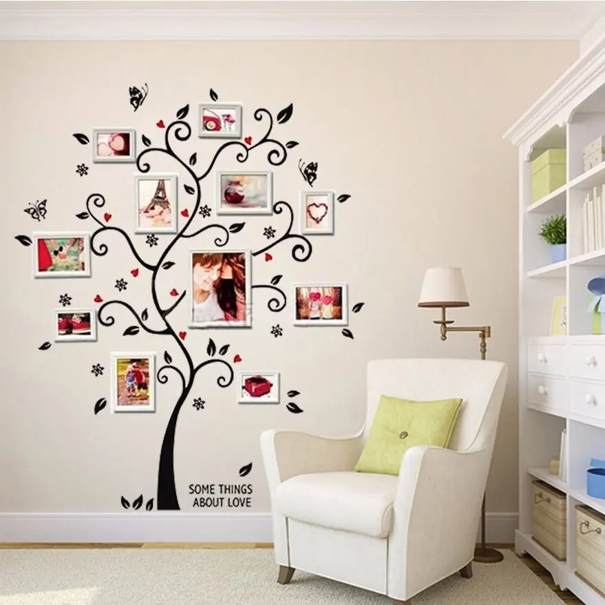 100*120Cm/40*48in 3D DIY Removable Photo Tree Pvc Wall Decals/Adhesive Wall Stickers Mural Art Home Decor
100*120Cm/40*48in 3D DIY Removable Photo Tree Pvc Wall Decals/Adhesive Wall Stickers Mural Art Home Decor
