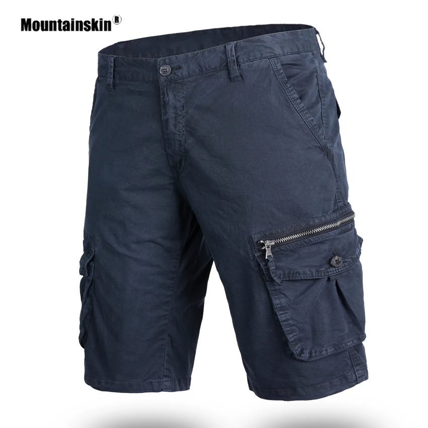 Шорты Mountainskin мужские спортивные однотонные Свободные Штаны для спорта на
