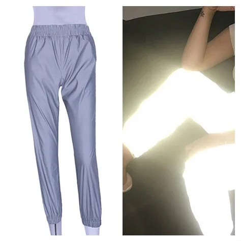 2019NEW Luminous Jogger Pants Women Autumn Winter Casual Gray Solid Streetwear Flash Reflective Trousers
2019NEW Luminous Jogger Pants Women Autumn Winter Casual Gray Solid Streetwear Flash Reflective Trousers