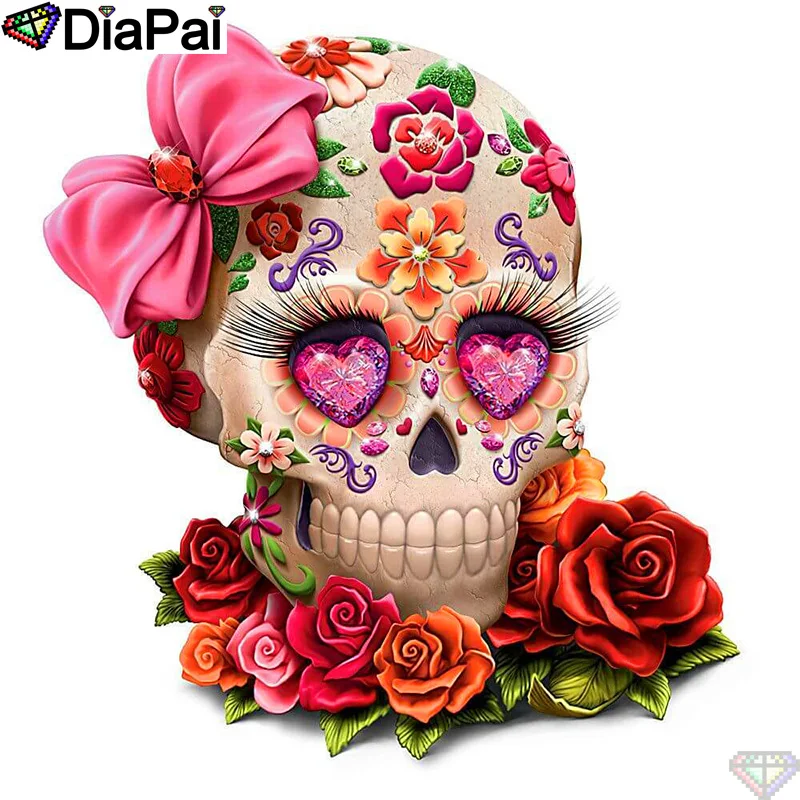 DiaPai 100% Full Square/Round Drill 5D DIY Diamond Painting "Flower skull" Diamond Embroidery Cross Stitch 3D Home Decor A20050
DiaPai 100% Full Square/Round Drill 5D DIY Diamond Painting "Flower skull" Diamond Embroidery Cross Stitch 3D Home Decor A20050