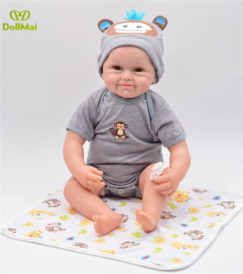 Bebes reborn menino boneca 22inch 55cm silicone reborn baby doll alive real baby boy newborn dolls gift for child girls
Bebes reborn menino boneca 22inch 55cm silicone reborn baby doll alive real baby boy newborn dolls gift for child girls
