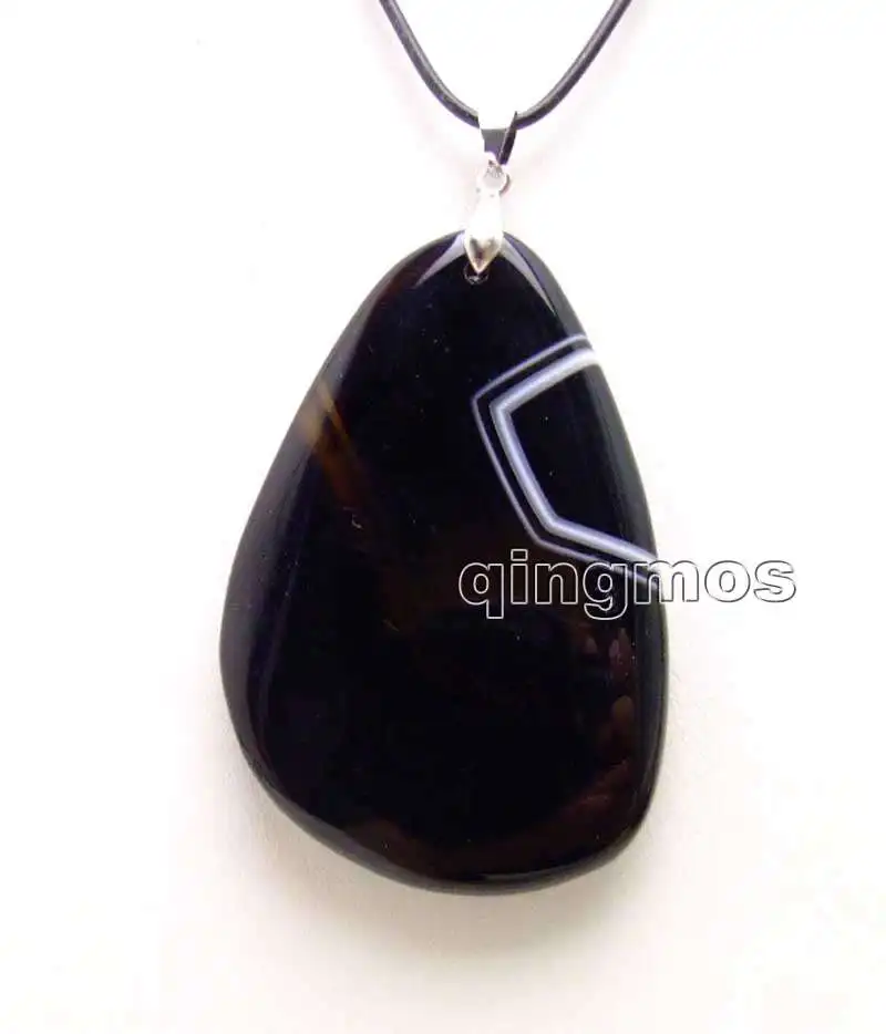 SALE Big 40*60mm Drop Black Natural Stone Striped pendant with Free 17-19" Cord necklace-nec5947 Wholesale/retail Free shipping
SALE Big 40*60mm Drop Black Natural Stone Striped pendant with Free 17-19" Cord necklace-nec5947 Wholesale/retail Free shipping