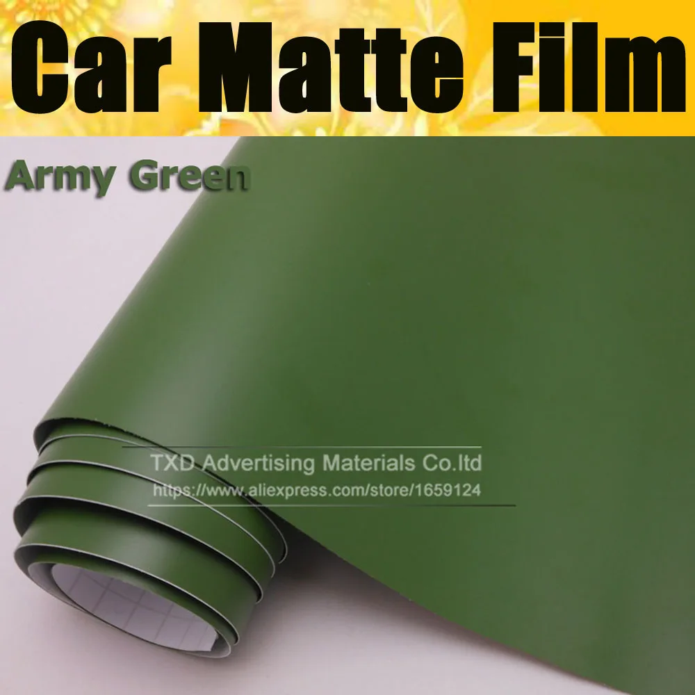 10/20/30/40/50/60X152CM/Lot Army Green Car matte vinyl sticker for car interior and exterior decoration with air free bubbles
10/20/30/40/50/60X152CM/Lot Army Green Car matte vinyl sticker for car interior and exterior decoration with air free bubbles