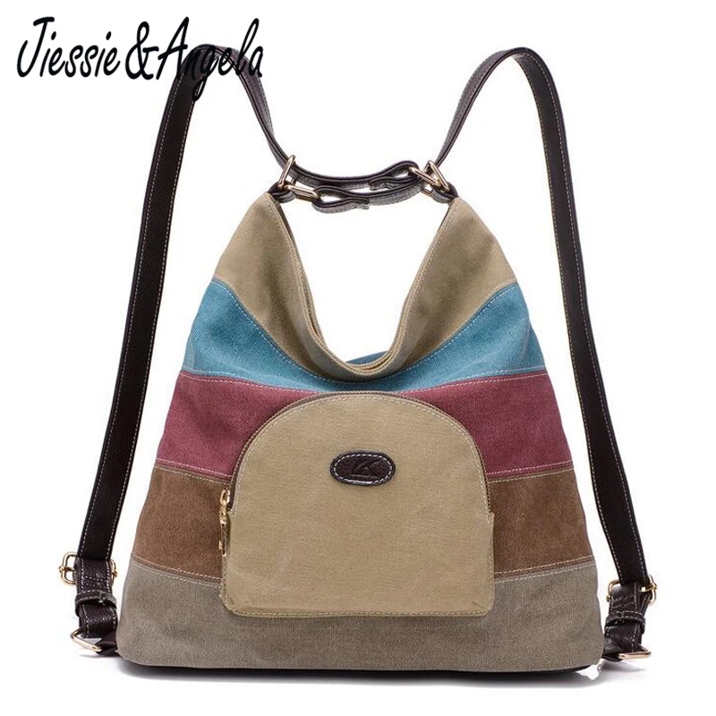 Jiessie & Angela new women canvas backpacks shoulder travel bag lady school bags mochila designer brand female bag
Jiessie & Angela new women canvas backpacks shoulder travel bag lady school bags mochila designer brand female bag
