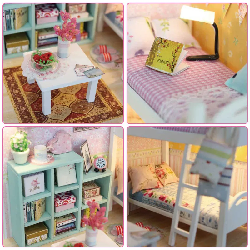 Toys for Girls DIY Wooden Pink Girl House Miniaturas with Furniture DIY Miniature House Dollhouse Girls Birthday Gifts M013 M026
Toys for Girls DIY Wooden Pink Girl House Miniaturas with Furniture DIY Miniature House Dollhouse Girls Birthday Gifts M013 M026