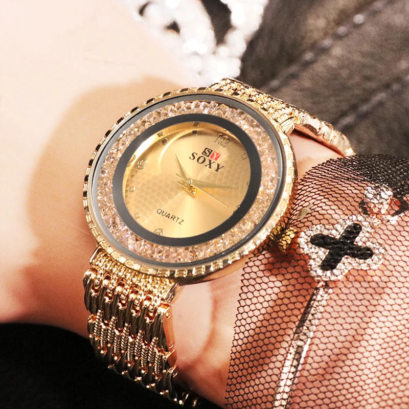 SOXY Ladies Watch NEW zegarek damski 2019 Watches Womens Stainless Steel Wrist Watch Bracelet Watches Femme Gift Clock Saat
SOXY Ladies Watch NEW zegarek damski 2019 Watches Womens Stainless Steel Wrist Watch Bracelet Watches Femme Gift Clock Saat