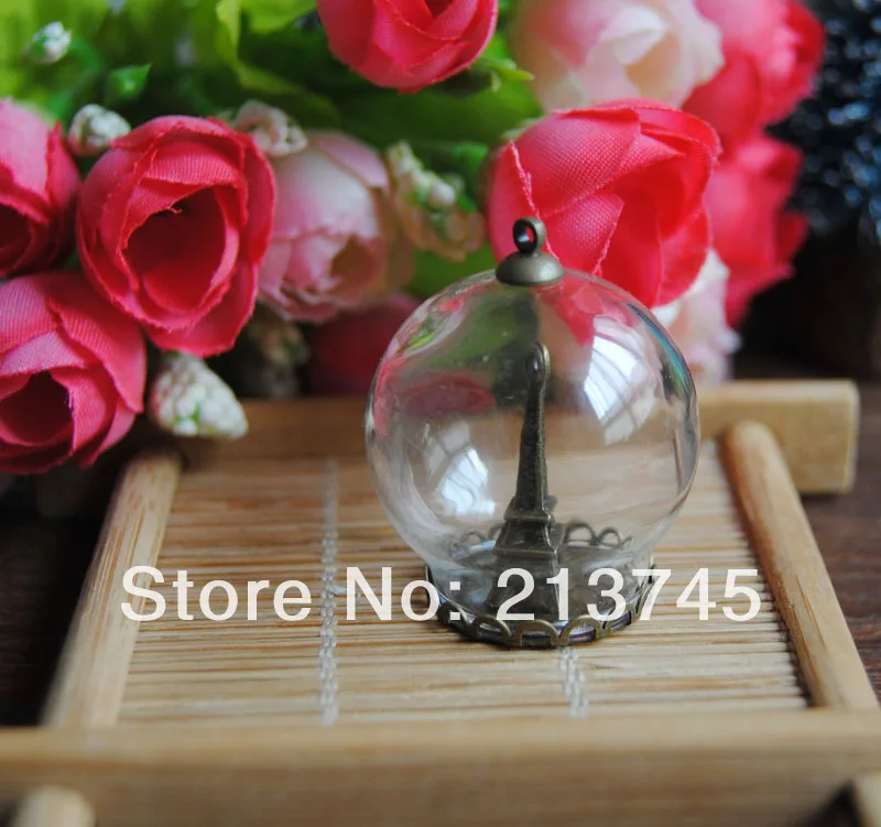 Freeshipping Fashion 30*20mm Glass bubble & bronze lace base& 6mm cap Set DIY glass vial pendant DIY glass bottle
Freeshipping Fashion 30*20mm Glass bubble & bronze lace base& 6mm cap Set DIY glass vial pendant DIY glass bottle