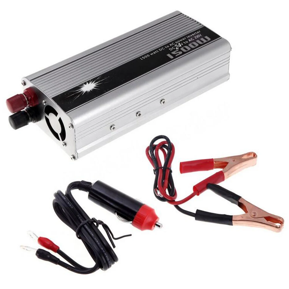 Модифицированная Синусоидальная волна 24 В DC В AC 220 В адаптер преобразователя питания 1500 Вт Инвертор автомобильный трансформатор напряжения автомобиля USB зарядное устройство
Модифицированная Синусоидальная волна 24 В DC В AC 220 В адаптер преобразователя питания 1500 Вт Инвертор автомобильный трансформатор напряжения автомобиля USB зарядное устройство