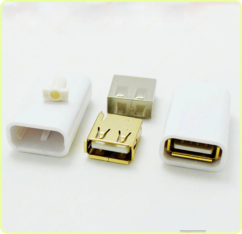50 компл./лот с Золотистым Покрытием, разъем USB типа «Мама» с белой пластиковой крышкой для широкого использования
50 компл./лот с Золотистым Покрытием, разъем USB типа «Мама» с белой пластиковой крышкой для широкого использования