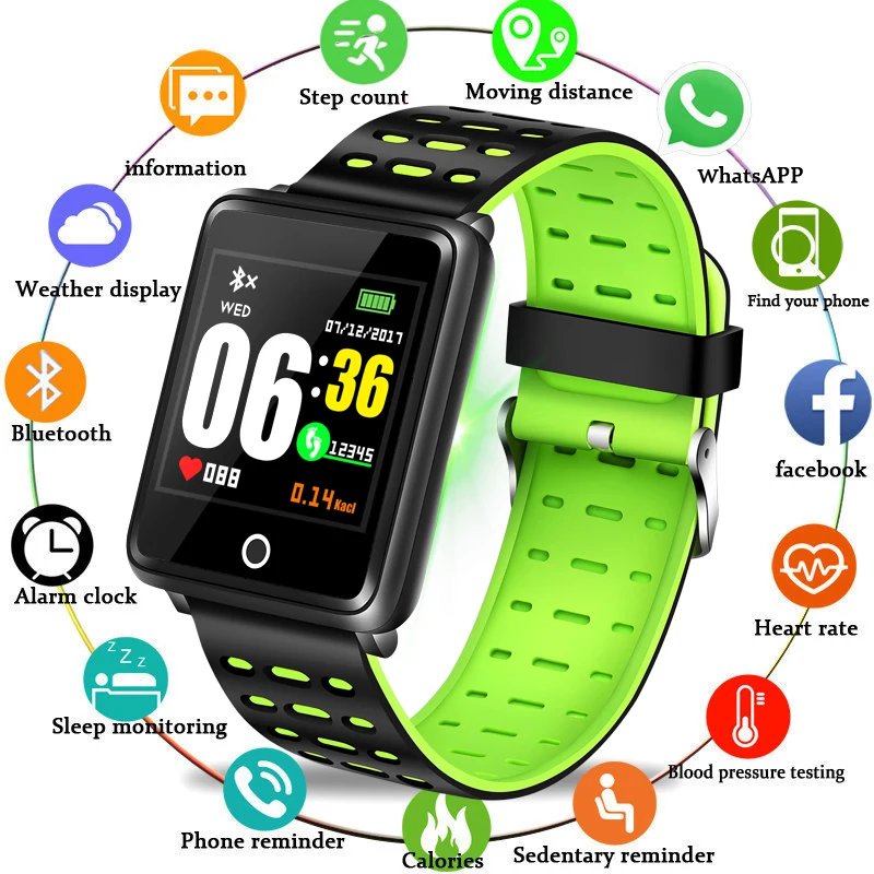 LIGE New Smart Sport Bracelet Men Fitness Tracker Pedometer Blood Pressure Heart Rate Monitor Waterproof Smart Watch Relogio
LIGE New Smart Sport Bracelet Men Fitness Tracker Pedometer Blood Pressure Heart Rate Monitor Waterproof Smart Watch Relogio
