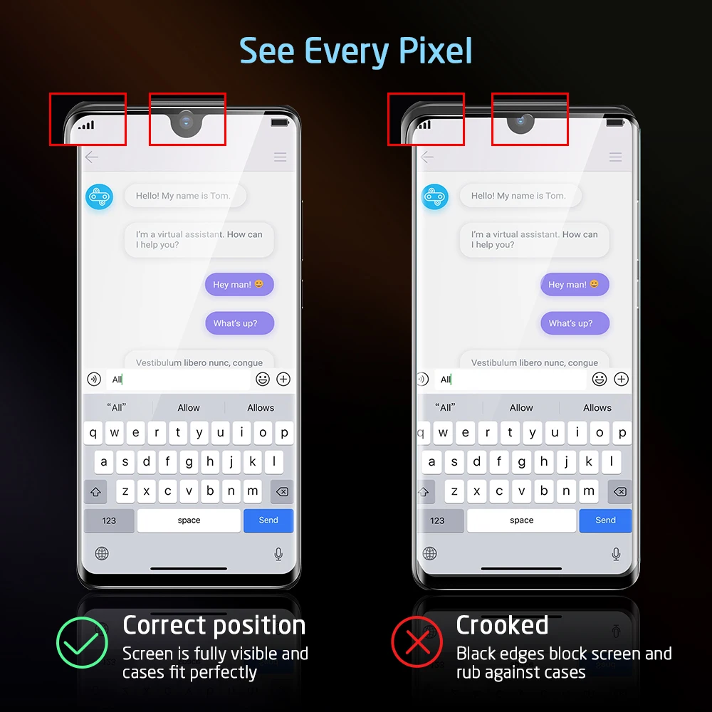 ESR Screen Protector for Huawei P30 P30 Pro Tempered Glass 3X Stronger 9H 3D Curved Full Cover Protective Film Glass for Huawei
ESR Screen Protector for Huawei P30 P30 Pro Tempered Glass 3X Stronger 9H 3D Curved Full Cover Protective Film Glass for Huawei