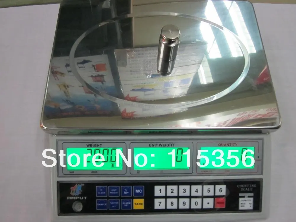 Точные настольные весы APTC417 3 кг x 0 1 г RS232 с рисунком данных фотография для