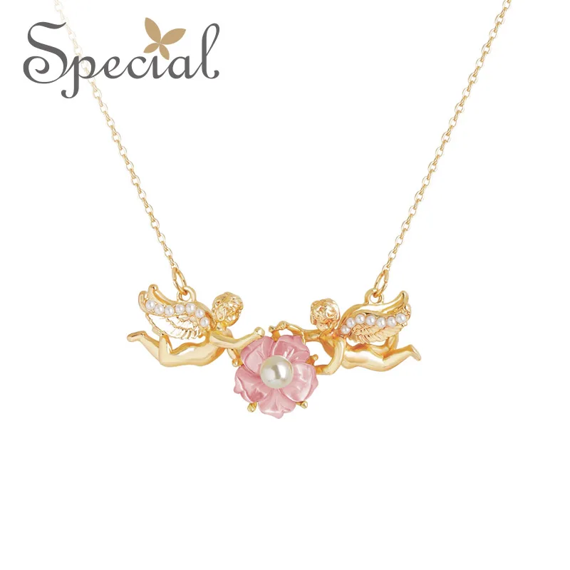 Special occidental flower necklace feminine style pendant neck chain tide clavicle chain angel's kiss S1796N
Special occidental flower necklace feminine style pendant neck chain tide clavicle chain angel's kiss S1796N