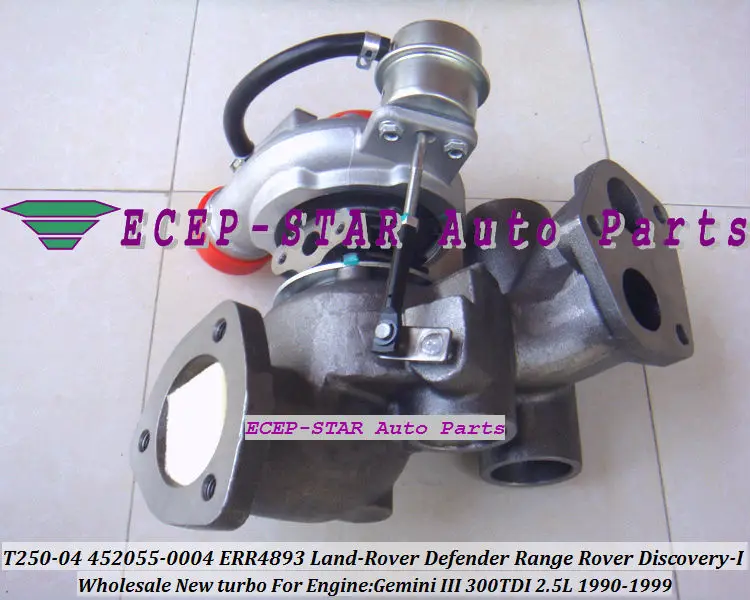 Free Ship T250-04 452055 452055-0004 ERR4802 Turbo For Land-Rover Discovery I Defender For Range Rover 90- Gemini 3 300TDI 2.5L
Free Ship T250-04 452055 452055-0004 ERR4802 Turbo For Land-Rover Discovery I Defender For Range Rover 90- Gemini 3 300TDI 2.5L