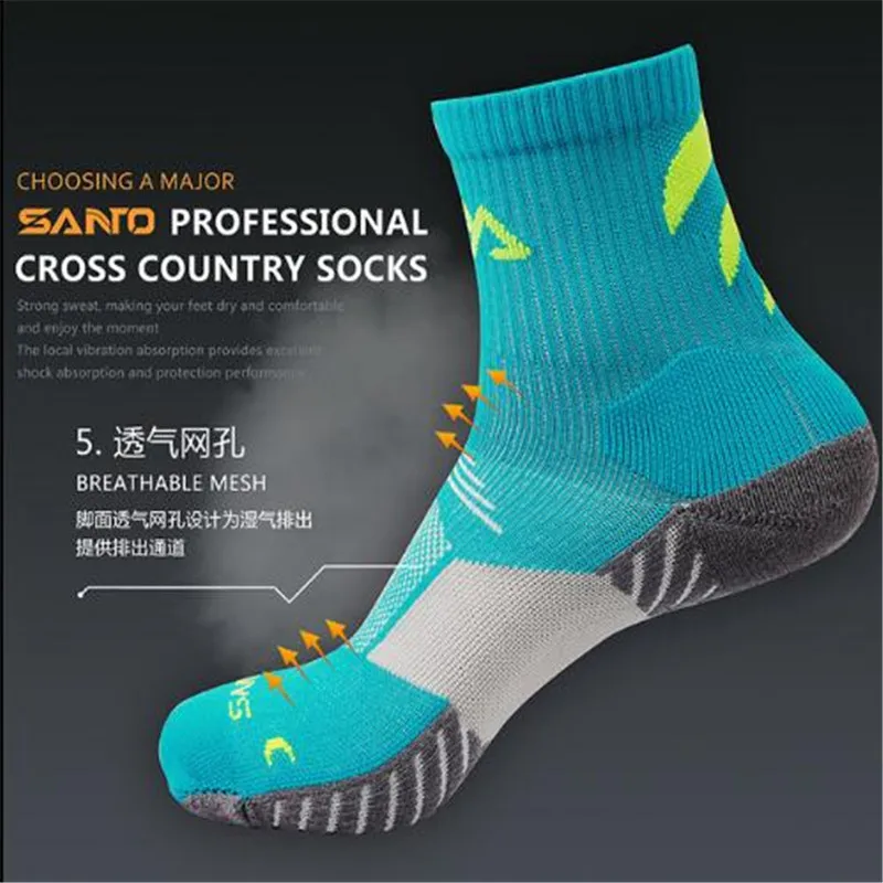 Running Socks SANTO S052 Silver Lon Series Professional MARATHON Socks Quick Dry Men Women Sports Socks
Running Socks SANTO S052 Silver Lon Series Professional MARATHON Socks Quick Dry Men Women Sports Socks