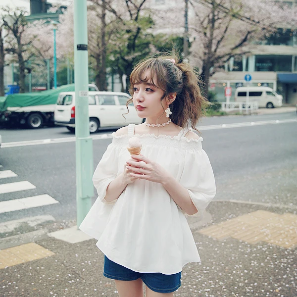 Princess sweet lolita blouse BOBON21 fresh girl light small Strapless Chiffon shirt T1356
Princess sweet lolita blouse BOBON21 fresh girl light small Strapless Chiffon shirt T1356