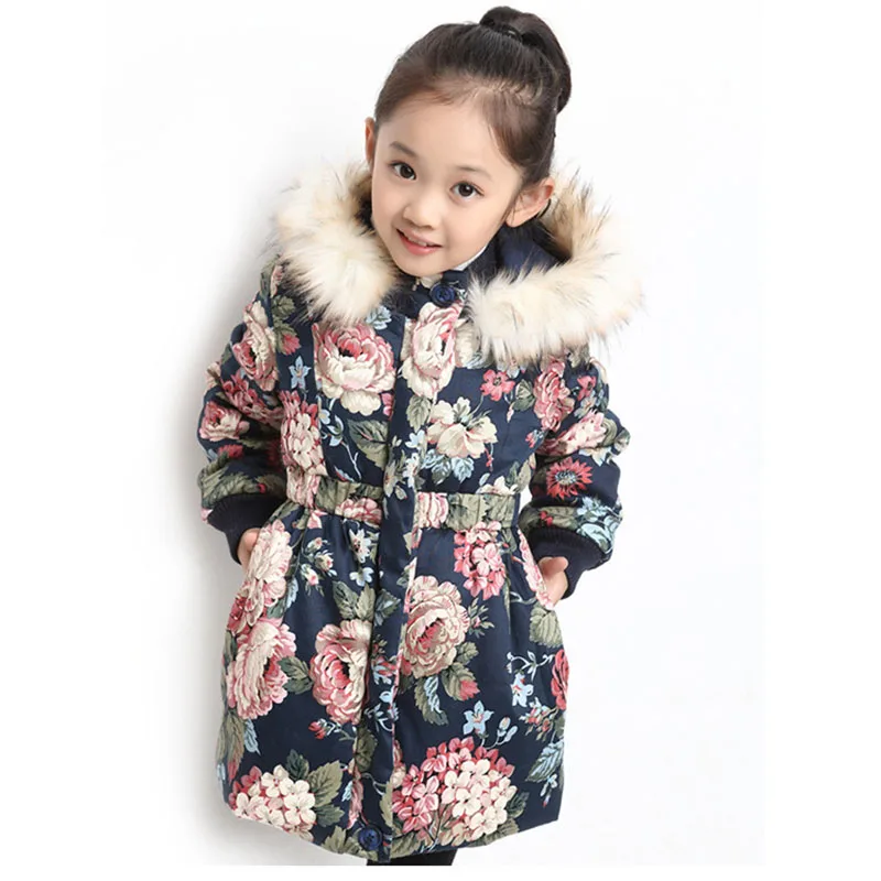 Winter Jackets For Girls Fashion Floral Print Girls Parka Coats Warm Cotton-padded Hooded Children Outerwear 4 8 10 12 14 Years
Winter Jackets For Girls Fashion Floral Print Girls Parka Coats Warm Cotton-padded Hooded Children Outerwear 4 8 10 12 14 Years