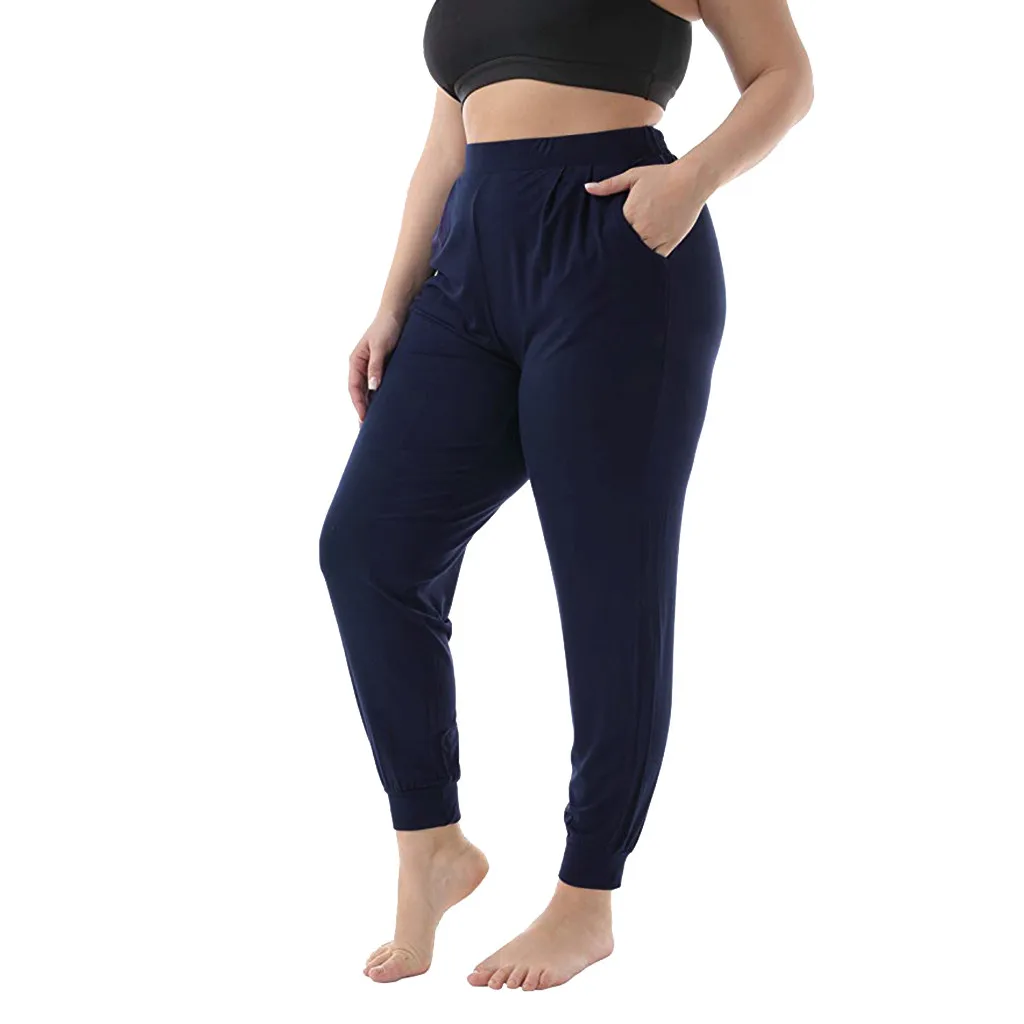 2019 Hot Selling Pants Women's Plus Size 5XL Leggings Casual Solid Pocket Stretch Beam Trousers Long Paragraph Casual Pants A20
2019 Hot Selling Pants Women's Plus Size 5XL Leggings Casual Solid Pocket Stretch Beam Trousers Long Paragraph Casual Pants A20